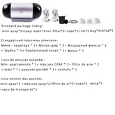 Newest M1 Mini Travel Auto CPAP Portable Anti Snoring Device Sleep Apnea Support Mobile Power Anhydrous Humidification Mask